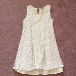cream formal dress